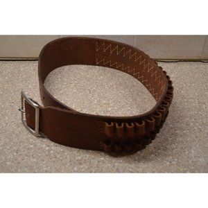 Hunter 206 SM Leather Rifle Shell Cartridge Belt 30/06 308 270 30/30 Holds 25 (d